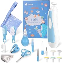 Lictin Baby Care Set-31 in 1 Rechargeable Electric Baby Nail Clipper Set, Baby Nail File with Automatic Lighting, Portable Baby Grooming Kit, Great Gift Idea