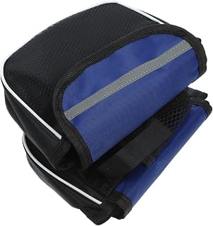 BESPORTBLE Cycling Bike Handlebar Bag Durable Reflective Road Bike Pack for Long Rides Lightweight and Non Deformable for Carrying Essentials Blue