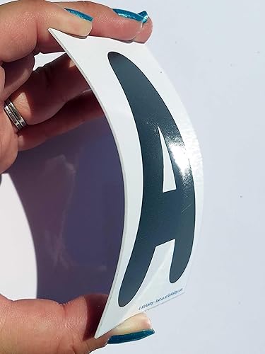 Miniatura 3 de Letras de repuesto para tablero de mensajes blancos con pistas de 4 pulgadas, 3 de cada letra de la A a la Z, fondo negro sobre blanco