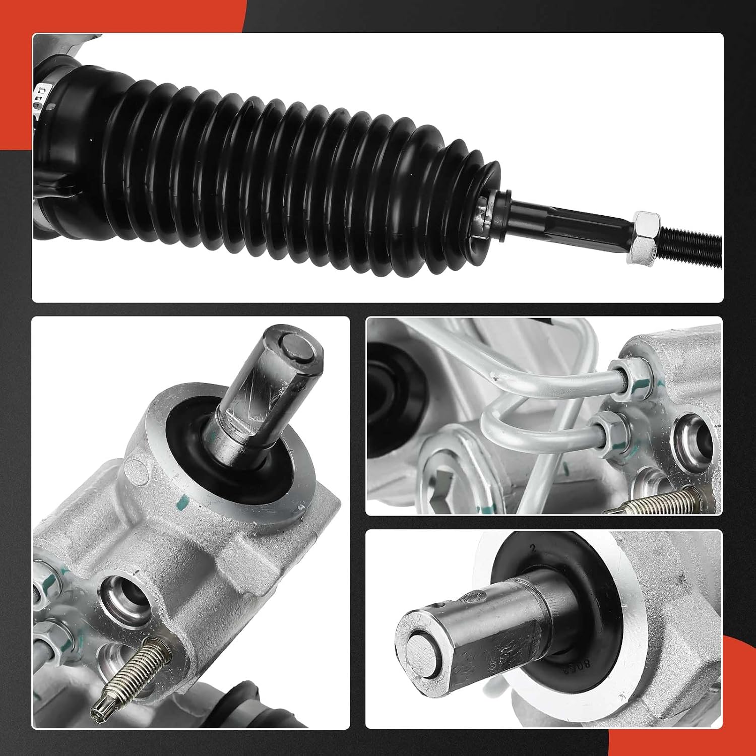 A-Premium - Hydraulic Power Steering Rack and Pinion Compatible with Ford F-100 Ranger 2001, Explorer Sport 2002-2003, Ranger 2001-2011 & Mazda B2300 2001-2009, B3000 2001-2006, Replace# 1F2132110A
