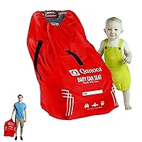 Vista 7 de Bolsa de viaje para asiento de automóvil infantil para avión - Bolsa resistente de facturación en puerta para asientos de automóvil que se adapta