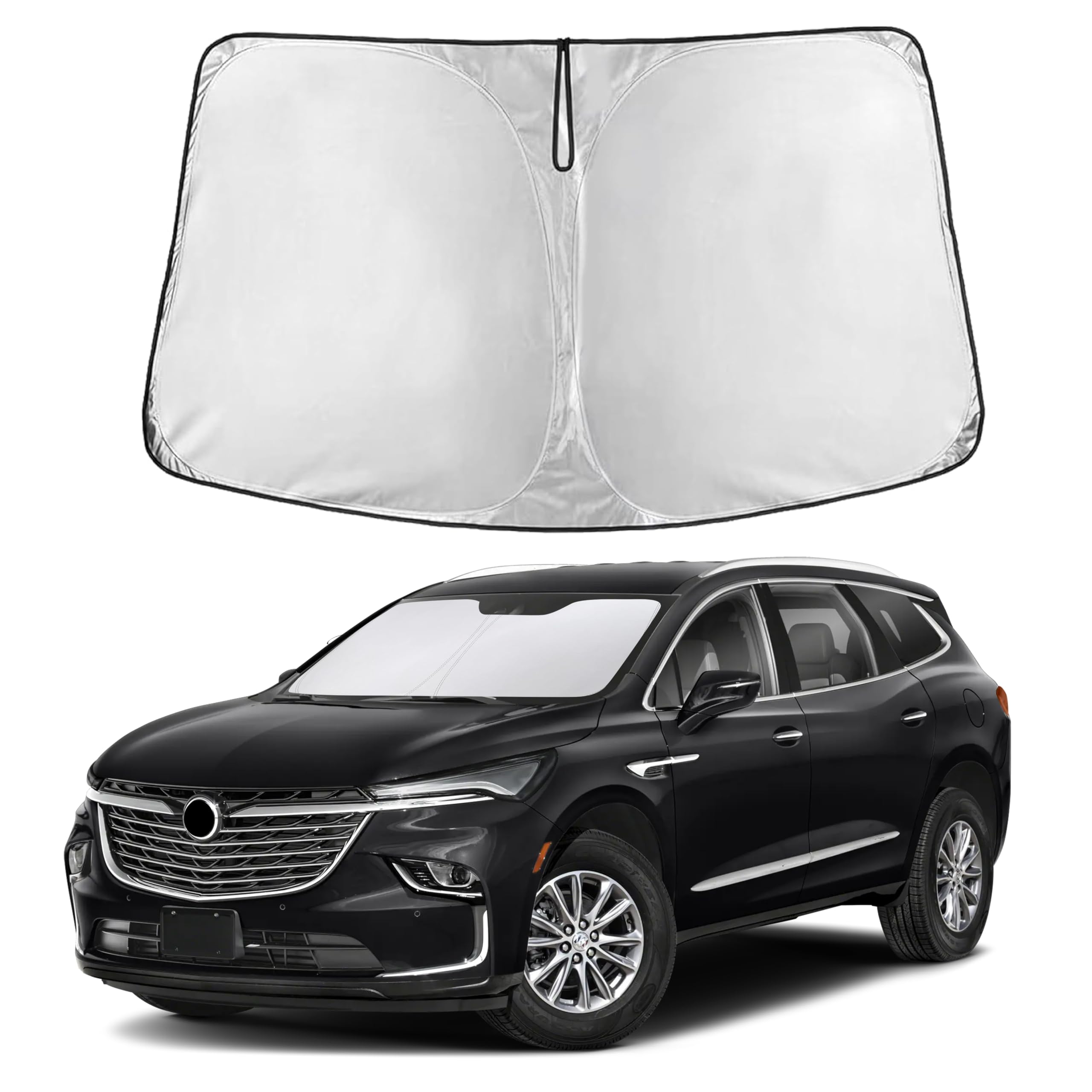 EcoNour Windshield Sun Shade Compatible for Buick Enclave 2018–2023 2024