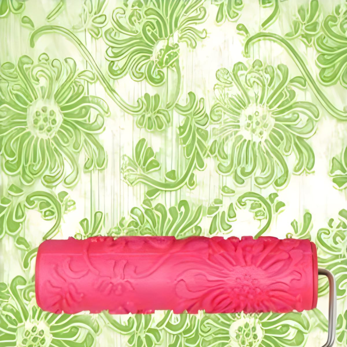 7" Texturing Roller, Patterned Textured Paint Roller, Drywall Texture Tool