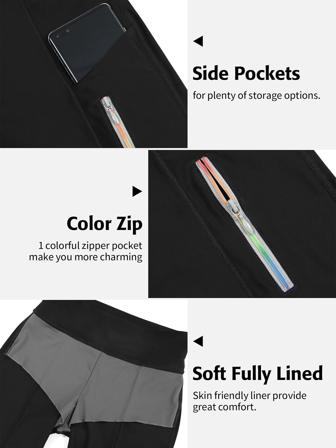 ATTRACO Women's High Waisted Swim Shorts with Pockets Bathing Suit Bottoms Long Board Shorts Plus Size - Image 4