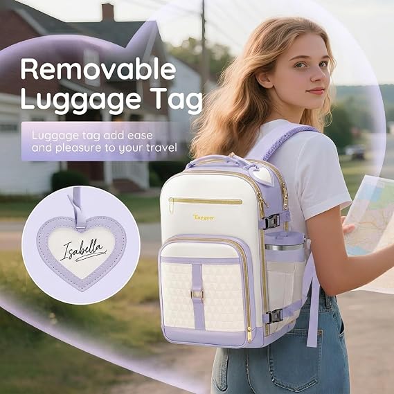 Taygeer Kids Personal Item Bag, Travel Backpack for Kids with Wet Bag