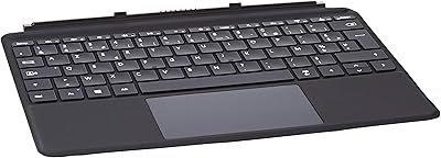 Microsoft Type Cover French AZERTY Keyboard Black Compatible with Surface Go, Surface Go 2 and Surface Go 3