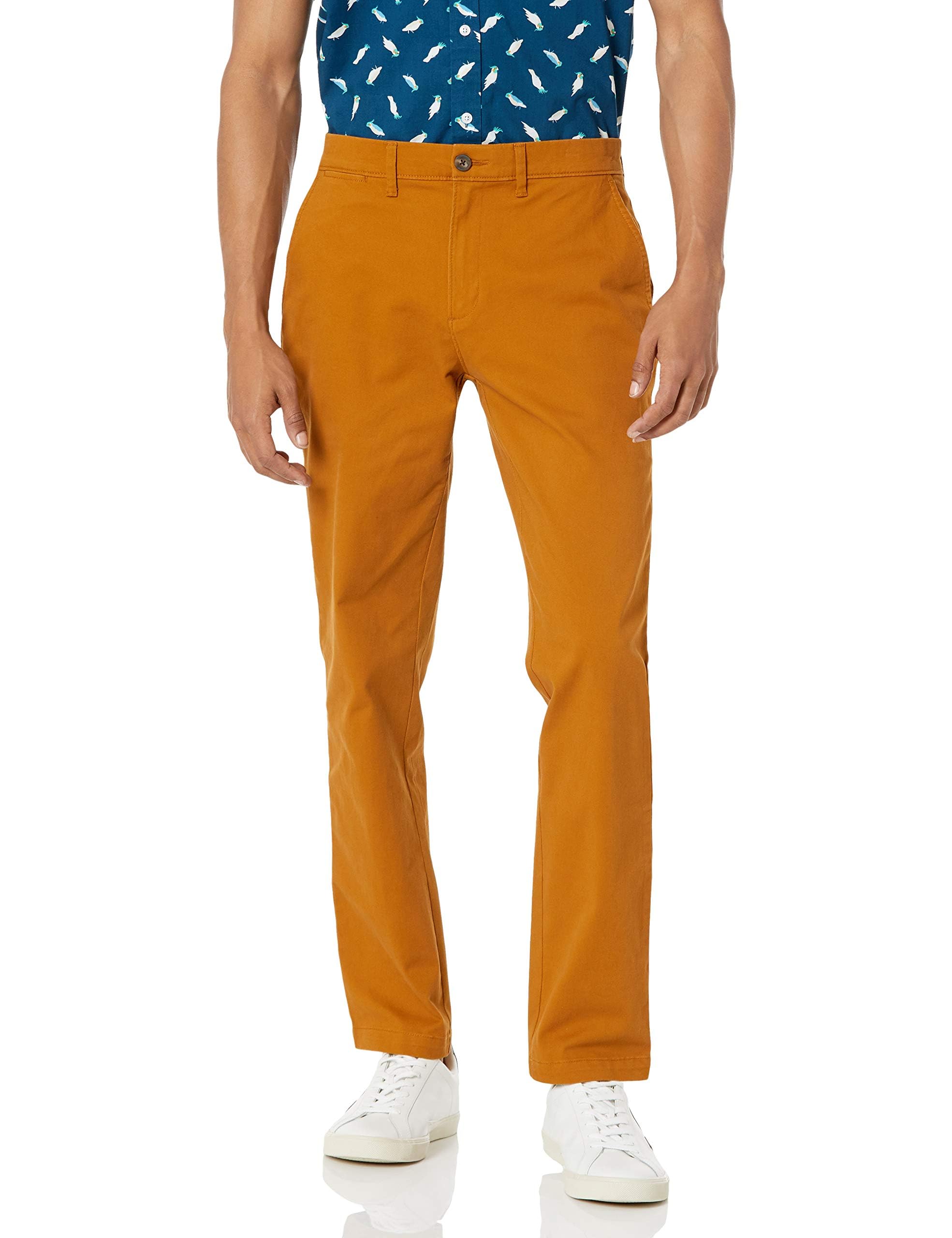 Amazon Essentials Herren Legere Stretch-Chinohose mit schmaler Passform