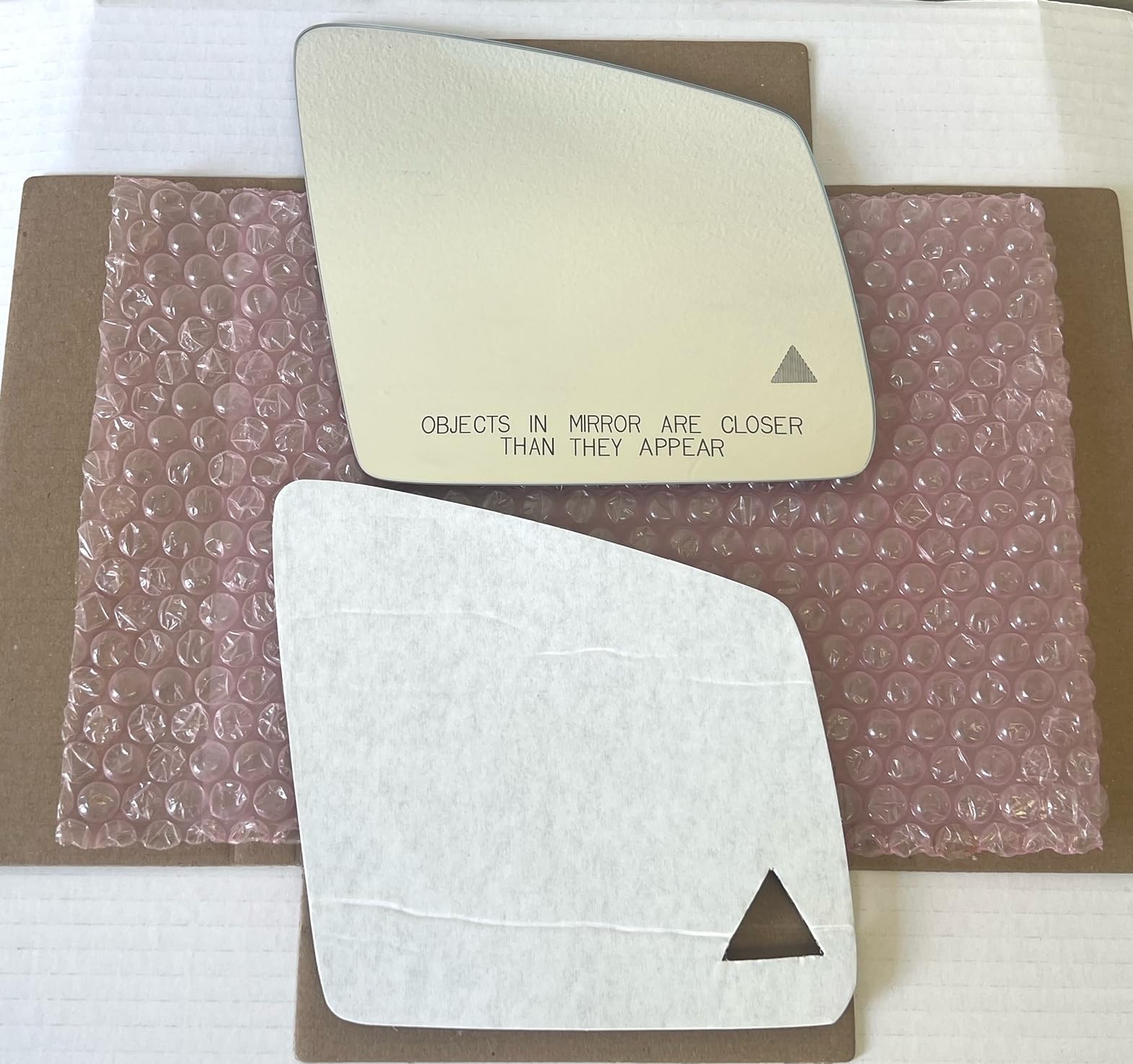 Blind Spot Convex Mirror Glass with Full Size Adhesive for Mercedes-Benz G GL GLE GLS ML R350 Class Passenger Side View Right RH