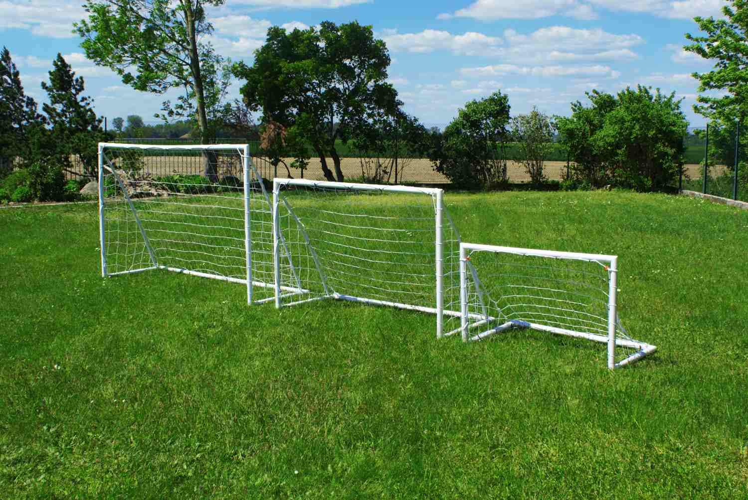 POWERSHOT Porta da Calcio Fun in PVC - Resistente, Sicura e con Garanzia - 3 Misure Disponibili - con opzioni