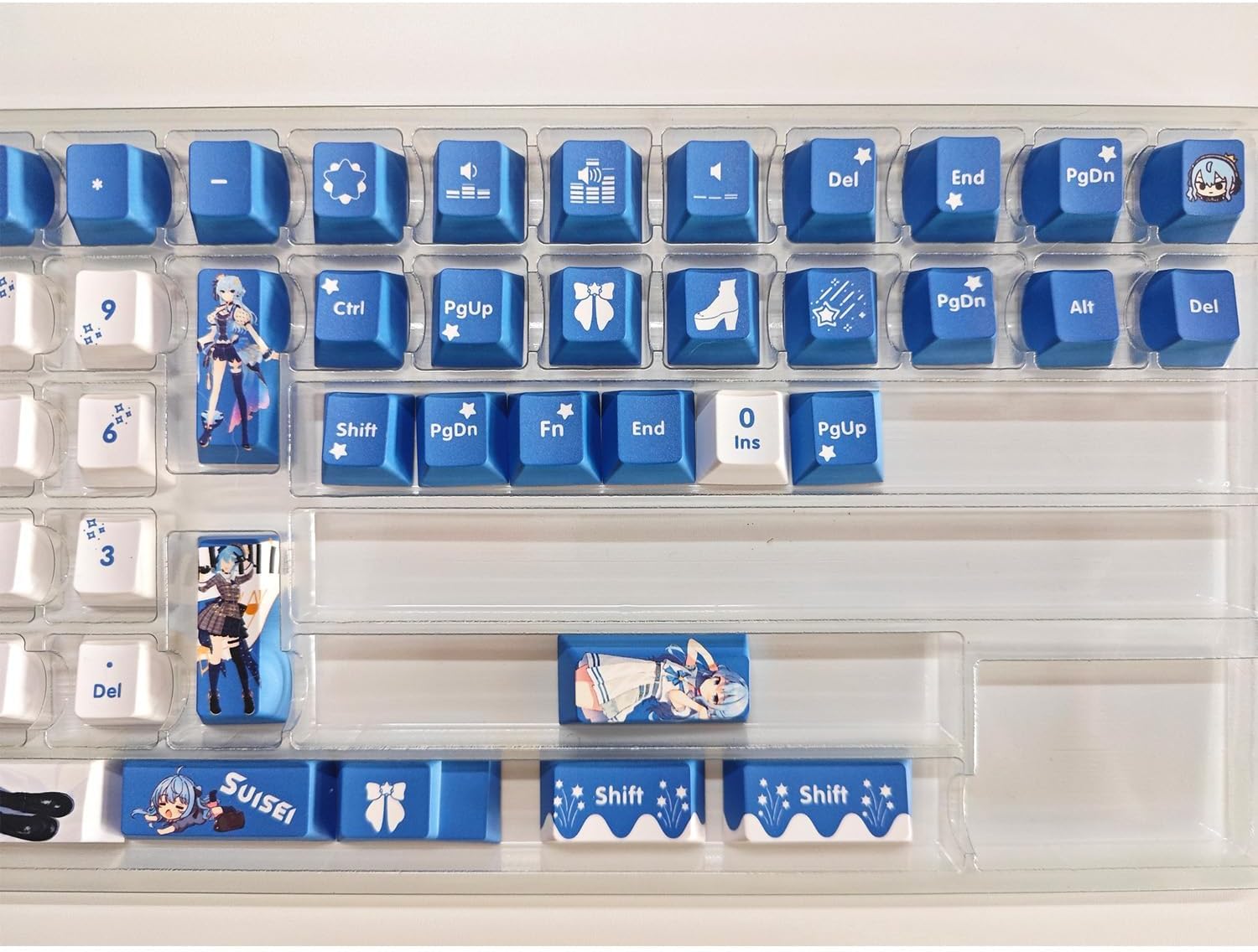 Amazon | 星街すいせい キーキャップ 周辺 グッズ PBT染め 昇華 OEM