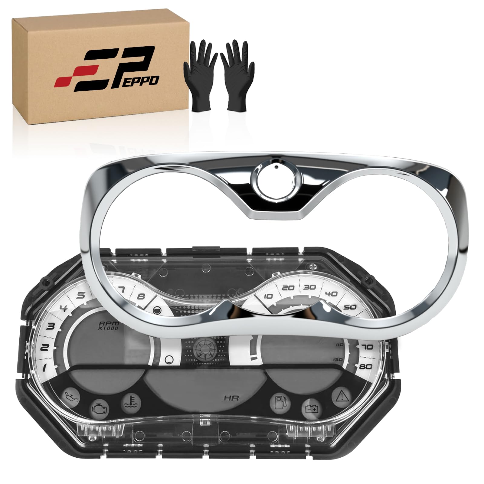 278002270 Jauge de compteur de vitesse LCD améliorée compatible avec Sea Doo GTX RXP RXT 2006-2011, aucune programmation nécessaire, design Plug and Play, remplace OEM # 278002144