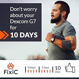 Fixic Trio-Care Bundle 75 PCS - 25 G7 Adhesive Patches, 25 Skin Barrier Wipes, 25 Adhesive Remover Wipes - an Ultimate Solution for Your Sensor!