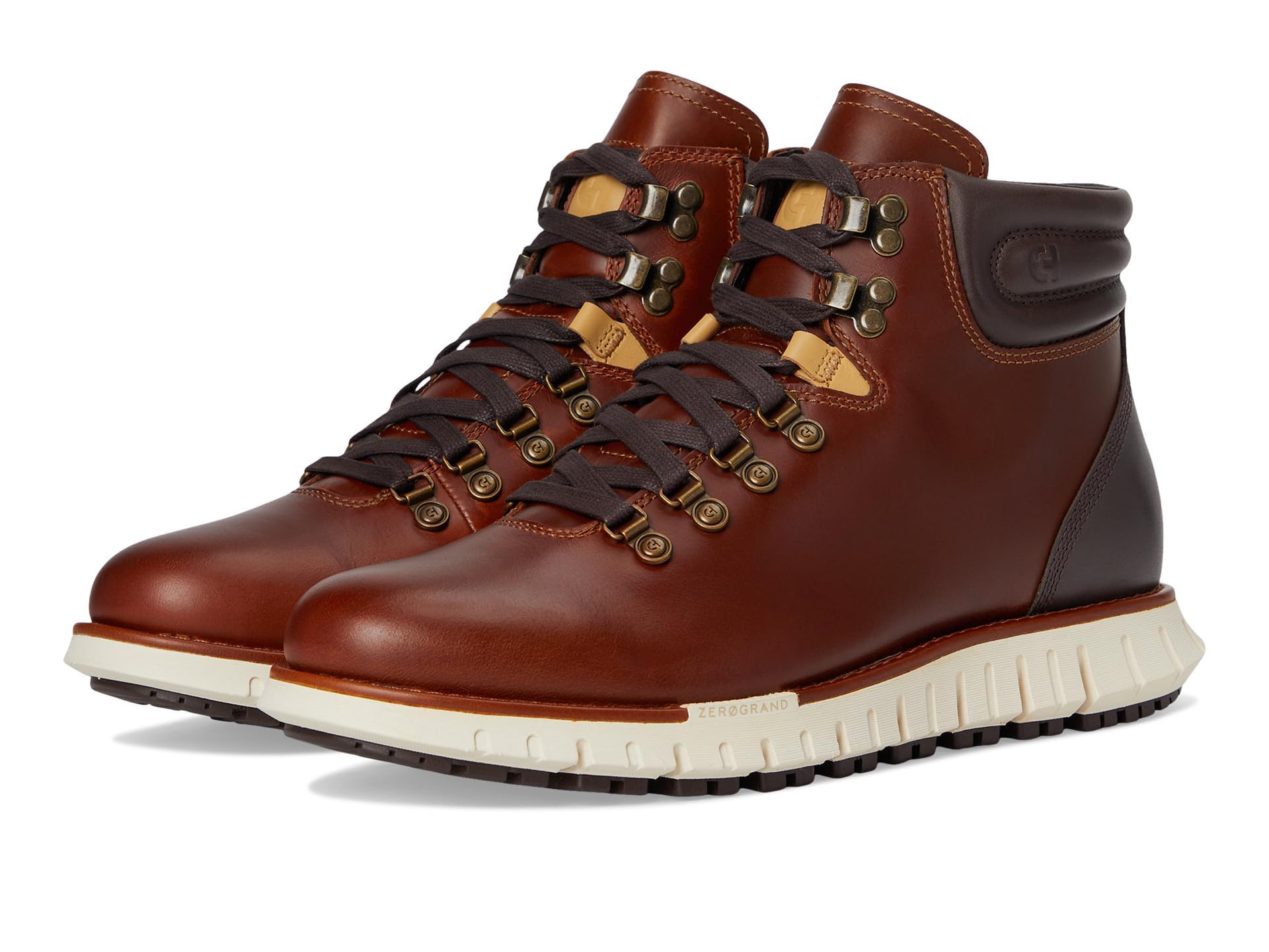 Cole Haan Men's Zerogrand Remastered Waterproof Hiking Boot, Woodbury/Madeira/Birch, 10.5 UK