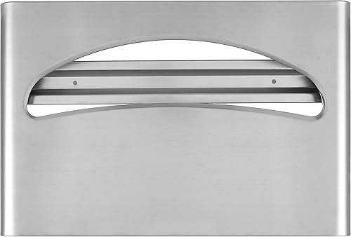 Miniatura 6 de ADKO Dispensador de fundas de asiento de inodoro comercial, montaje en pared, 250 fundas de asiento individuales para oficina, hospital (acero