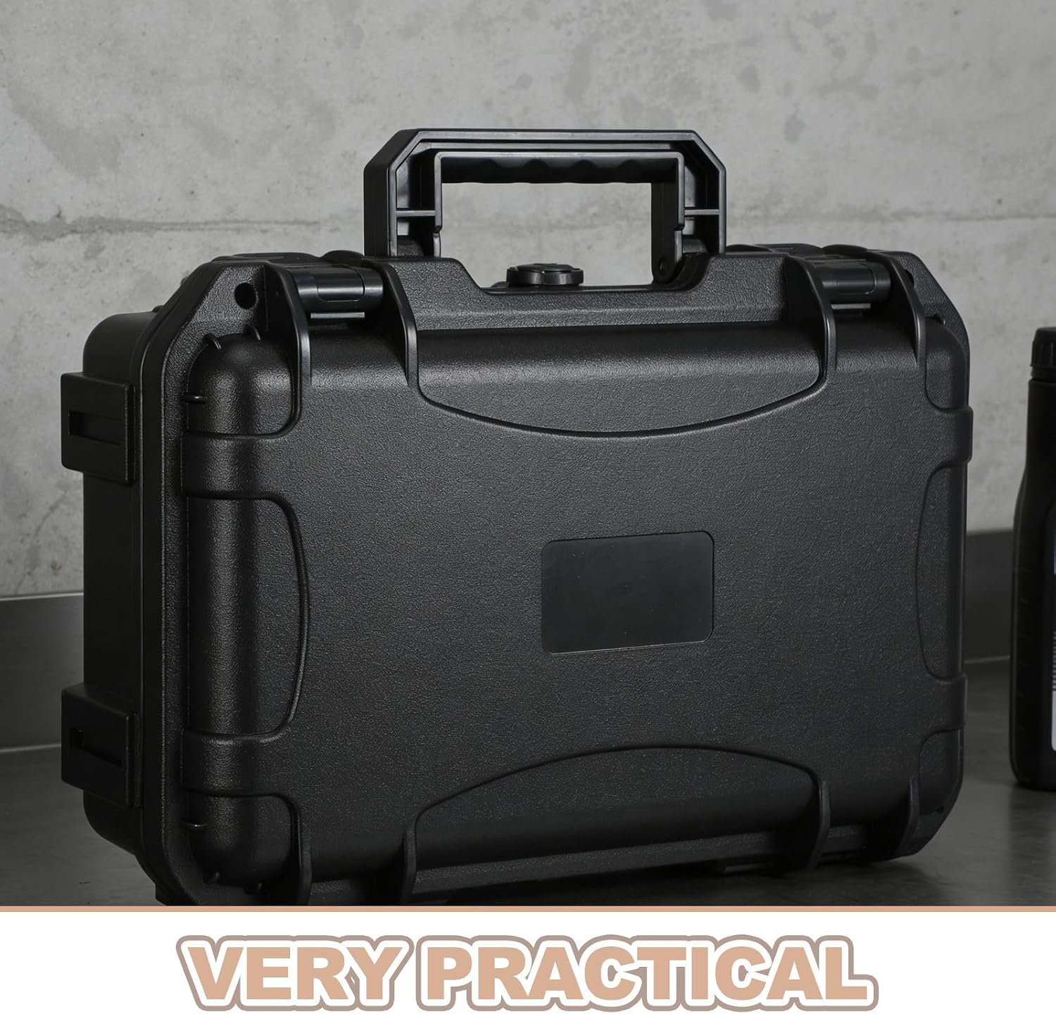 Waterproof Tool Box PP Organizer Portable with Handle, Shockproof image 3