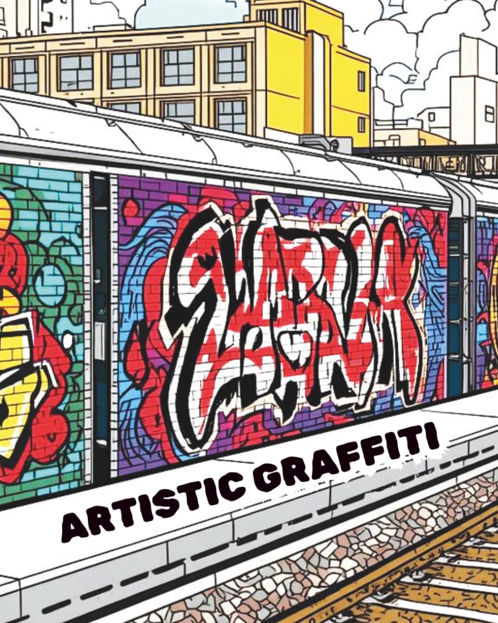 ARTISTIC GRAFFITI: An artistic street graffiti colouring book. (Ancient Mandalas, Sacred Geometry and graffiti)
