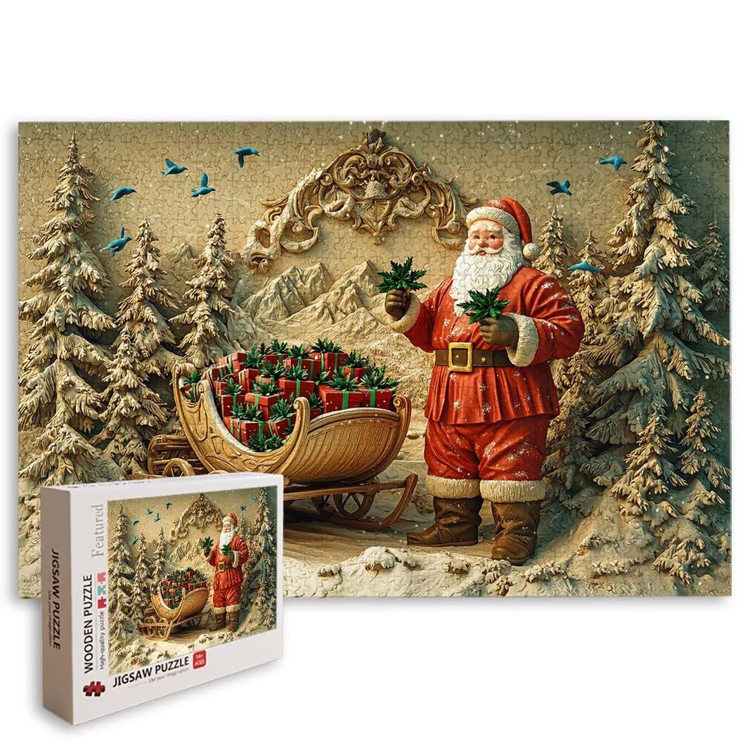 Puzzle Natale, Puzzle 2000 Pezzi Adulti per Decor, Regalo Donna/Uomo -8768