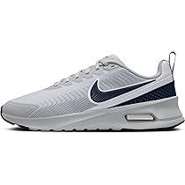 NIKE Air Max NUAXIS, Sneaker Donna, Lt Smoke Grey, Obsidian-Cyber-White, 45 EU