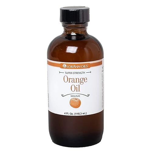 LorAnn - Aceite de naranja SS, sabor natural, botella de 4 onzas