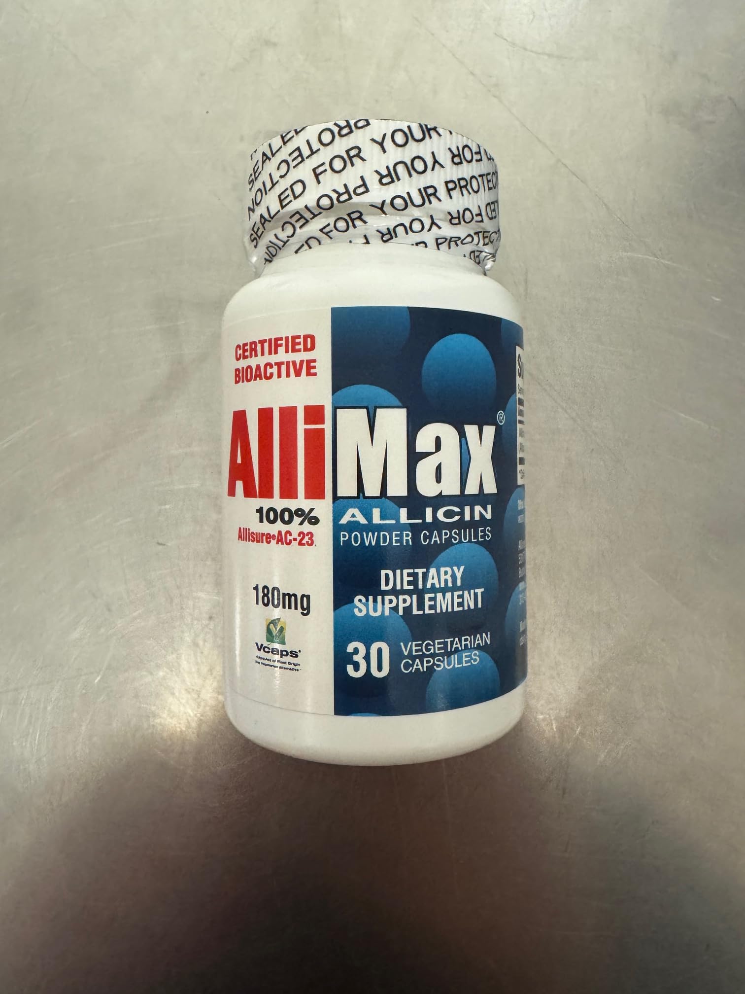 Allimax 180 Mg 30 Vcaps by Allimax International Limited