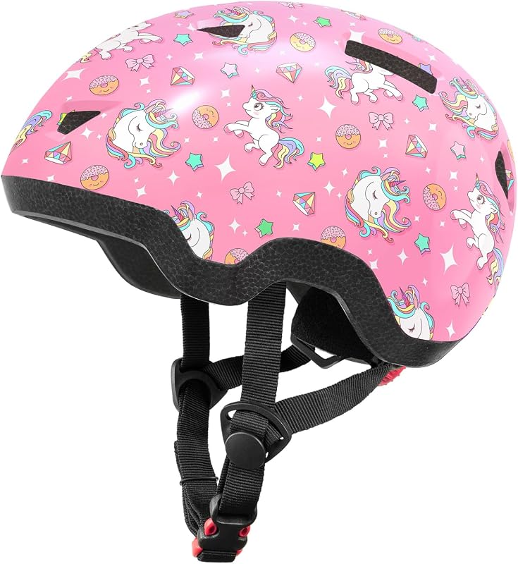 MOUNTALK Casco de bicicleta para niños y niñas de 1 a 6 años, casco para niños de 2 a 4 años, casco de bicicleta para bebés y bebés, casco para niños para bicicleta y scooter