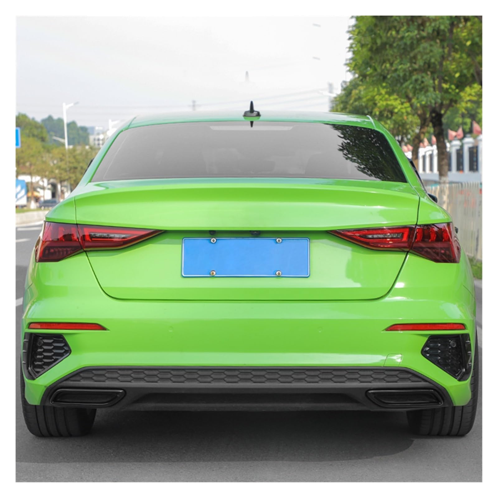 Terminali Scarico Auto per Audi A3 8Y 2021 2022,Auto Coda Silenziatore Tubo di Scarico Copertura di Uscita Trim Accessori Esterni