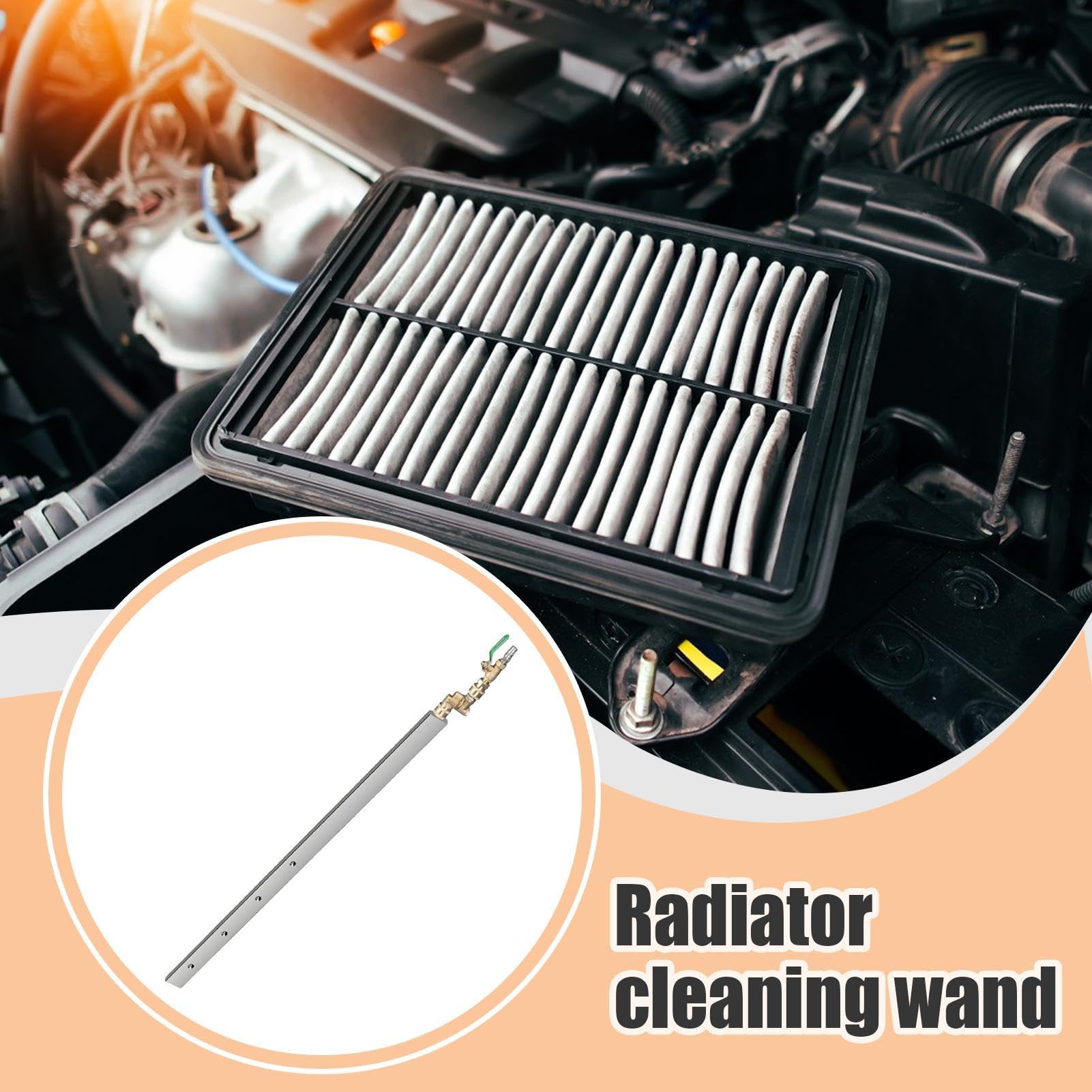 Limpiador Radiador Presión, Lavado, Agua, Tanque, Refrigeración, | Varilla Lavado Radiador Para Coche Autocaravana Hogar Electrodomésticos Refrigeración Condensador