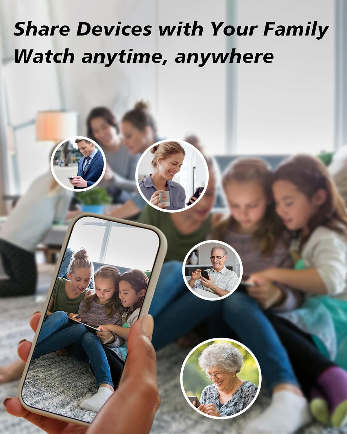 Hidden Camera with Clock, Full HD 4K Wireless Spy Security Camera with Night Vision, Mini Camera with Motion Detection for Home,Office, Livingroom and Bedroom, 140° Ultra-Wide Angle 2.4Ghz