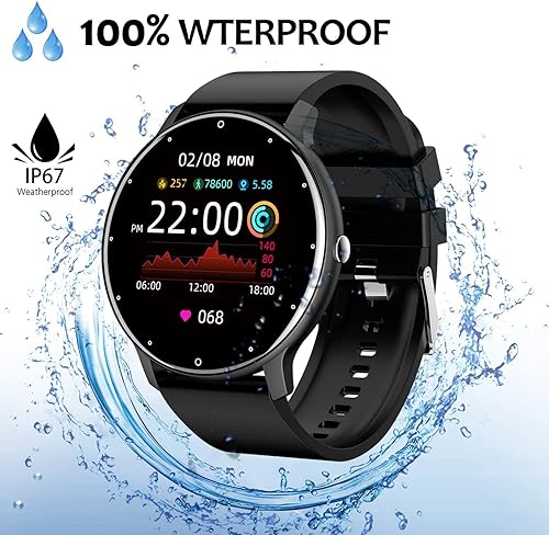 Miniatura 2 de Reloj inteligente para Google Pixel 8, reloj de seguimiento de actividad física para hombres y mujeres, IP67 resistente al agua con pantalla táctil