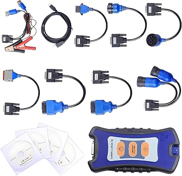 شاحنة ديزل عالمية 124032 NEXIQ-3 USB Link + برنامج واجهة شاحنة ديزل NEXIQ Technologies USB Link 3 ماسح ضوئي أداة تشخيص شديدة التحمل Nexiq USB Link 3 NEXIQ USB-Link 3