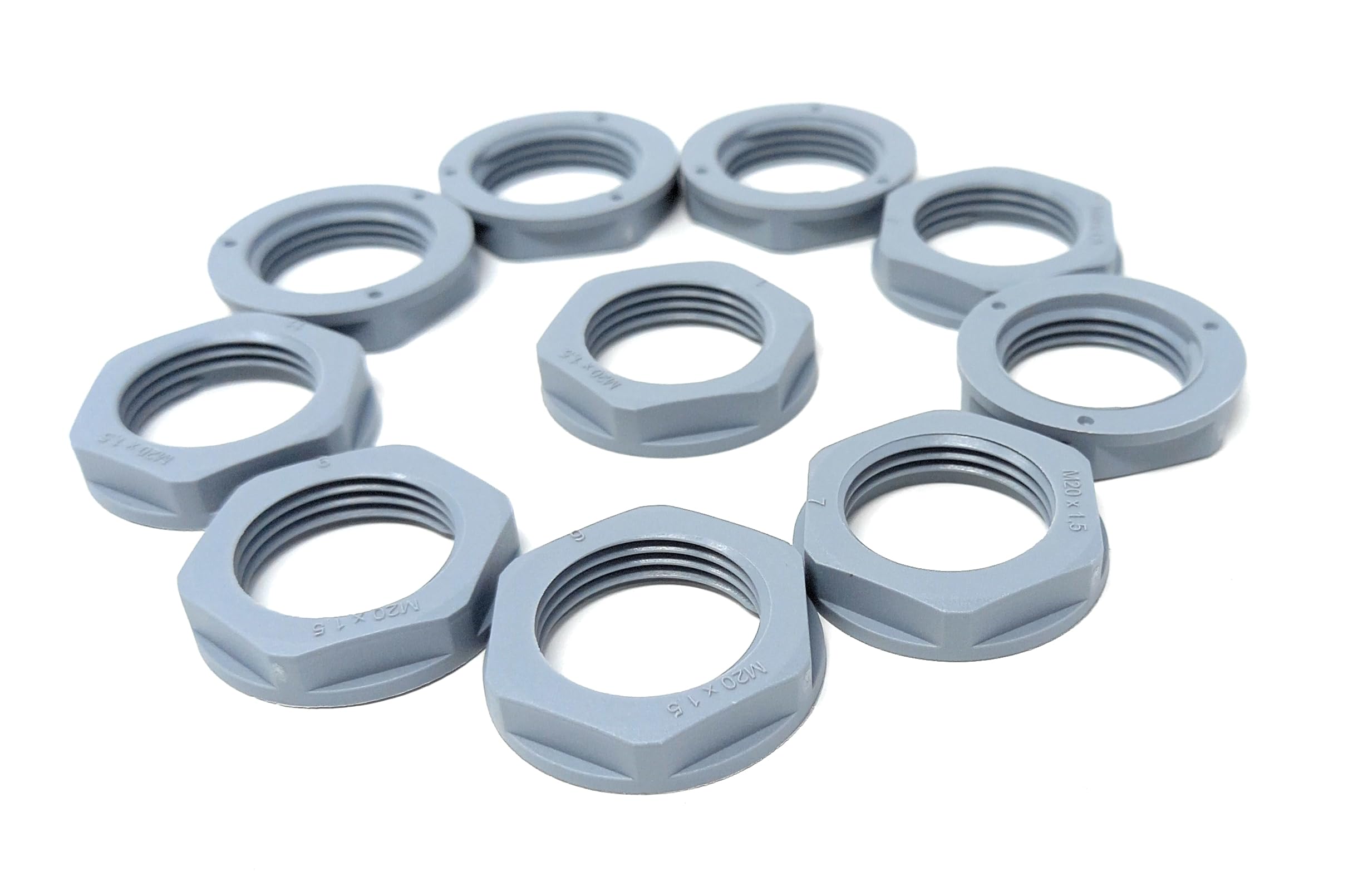 500 Qty 1/4-20 Stainless Steel Nylon Insert Hex Lock Nuts (BCP762