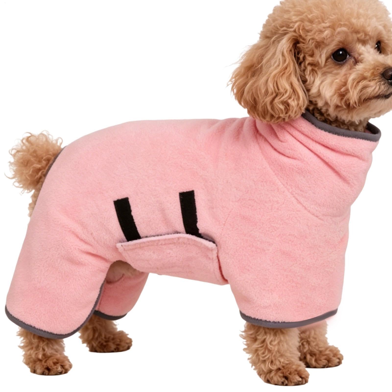 Dog Bath Towel Fleece Microfiber Robe