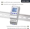 Digital 2 Channel Timer [TPW2] for DIN Rail for Installation in Control Cabinet - LCD Display Illuminated - Weekly Timer with 80 Program Slots - Weekly / Daily Program Timer and Pulse