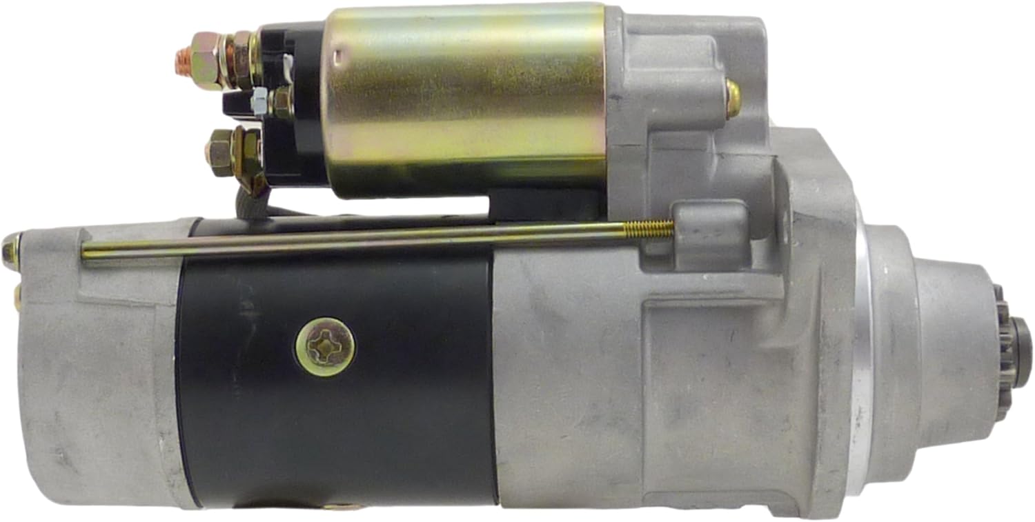 New Starter for Bobcat Skid Steer 763F 763G 763HF 763HG W/Kubota V2203EB S130 S175 S185 S220 S250 T300, TM000A28901 6685190 DSL6676957 018303 241-27101 S-80083 435-937 600932 6685190 91-31-9008N