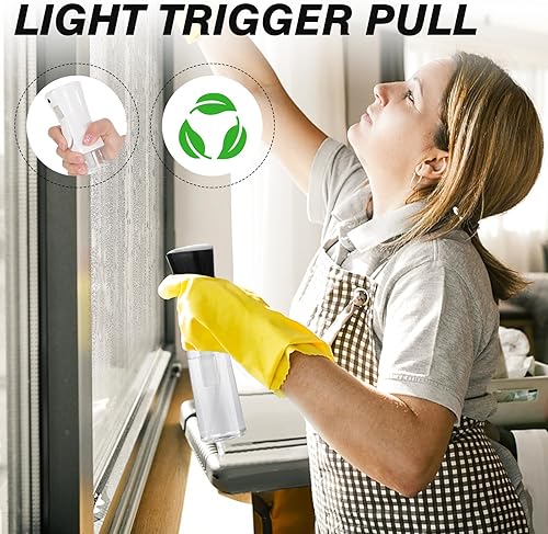 Miniatura 5 de IMPORX Botella pulverizadora continua para cabello (10.1 onzas10.1 fl oz), paquete de 2 botellas de spray esenciales para el hogar para limpieza,