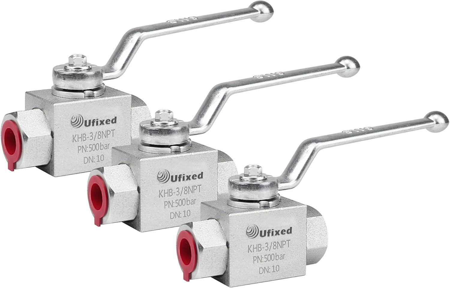 3/8" High Pressure Hydraulic Ball Valve Pressure Washer Ball Valve 7250 Psi 3/8 Inch Npt Dn10 Ball Valve With Handle Replacement