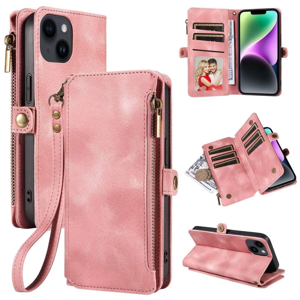 Amazon.co.jp: ジッパーウォレット電話ケース iPhone 14 13 12 11 Pro