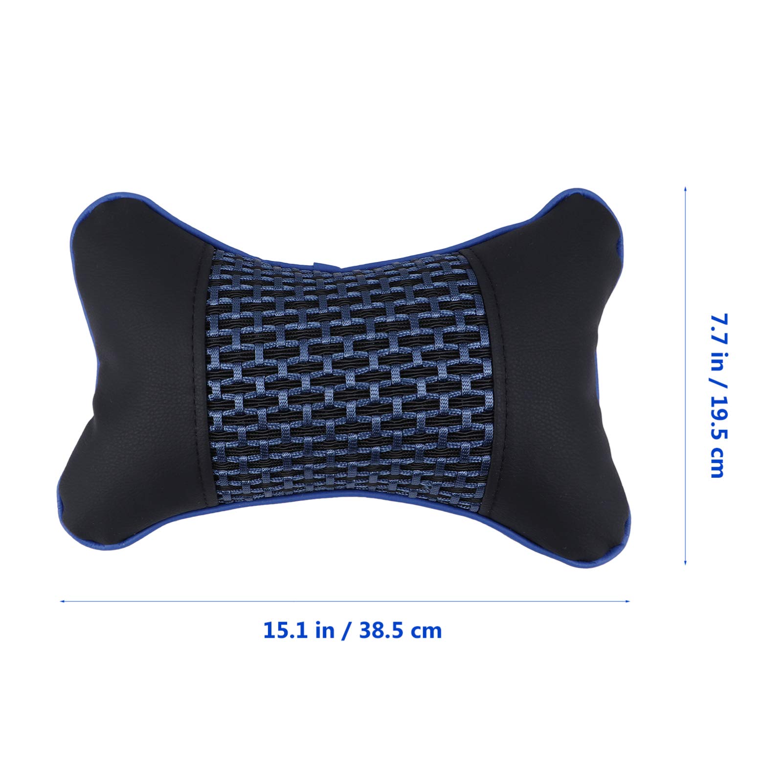 FAVOMOTO 1 Pair Multifunctional Car Pillow for Car Headrest Travel Neck Pillow Travel Artificial Leather Auto Accessories, 7SM56F381010YD0M83K