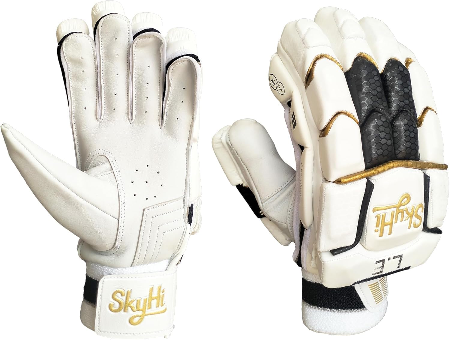 Skyhi Limited Edition Cricket Batting Gloves for Mens Right Hand and Left Hand Batsman
