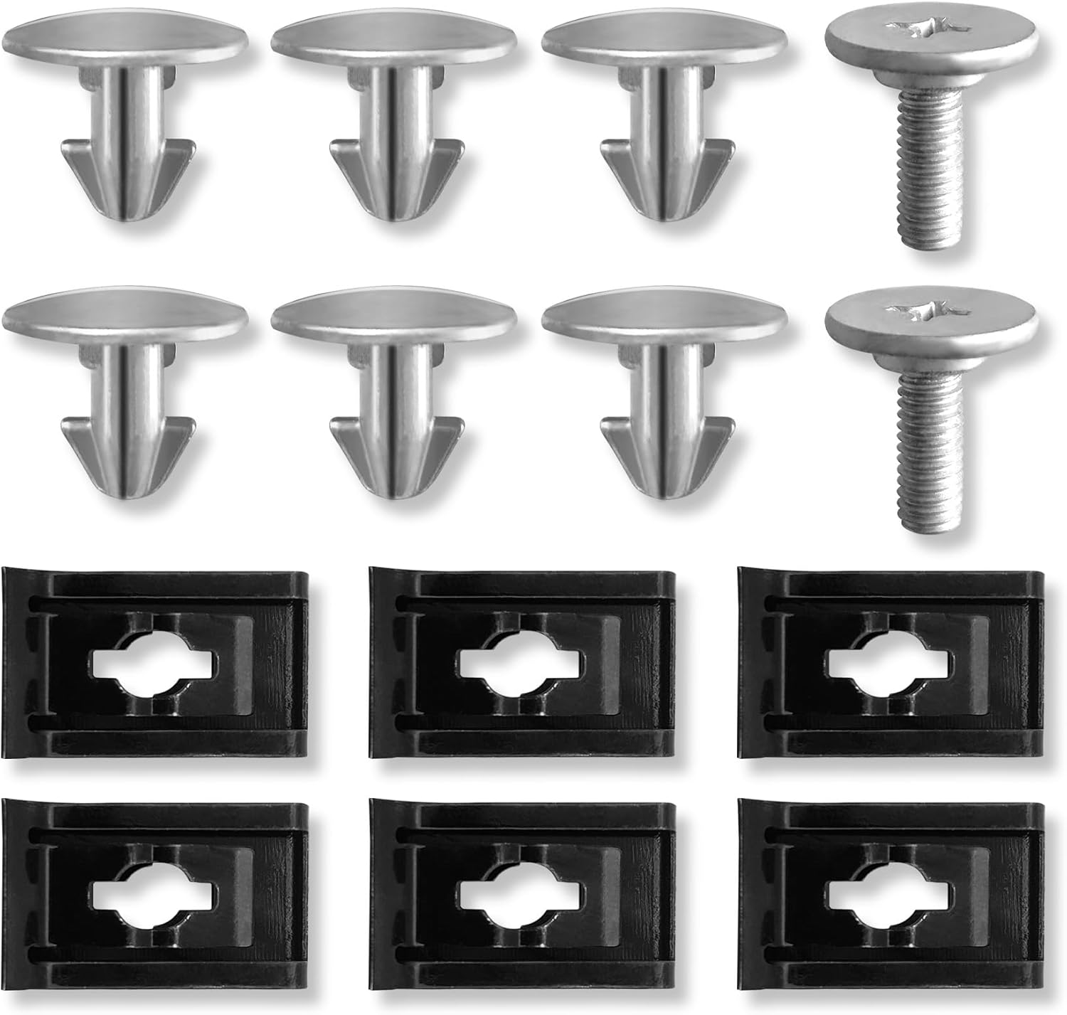 NTNEV 14Pcs Lower Engine Cover Pin Screw Kit, Radiator
