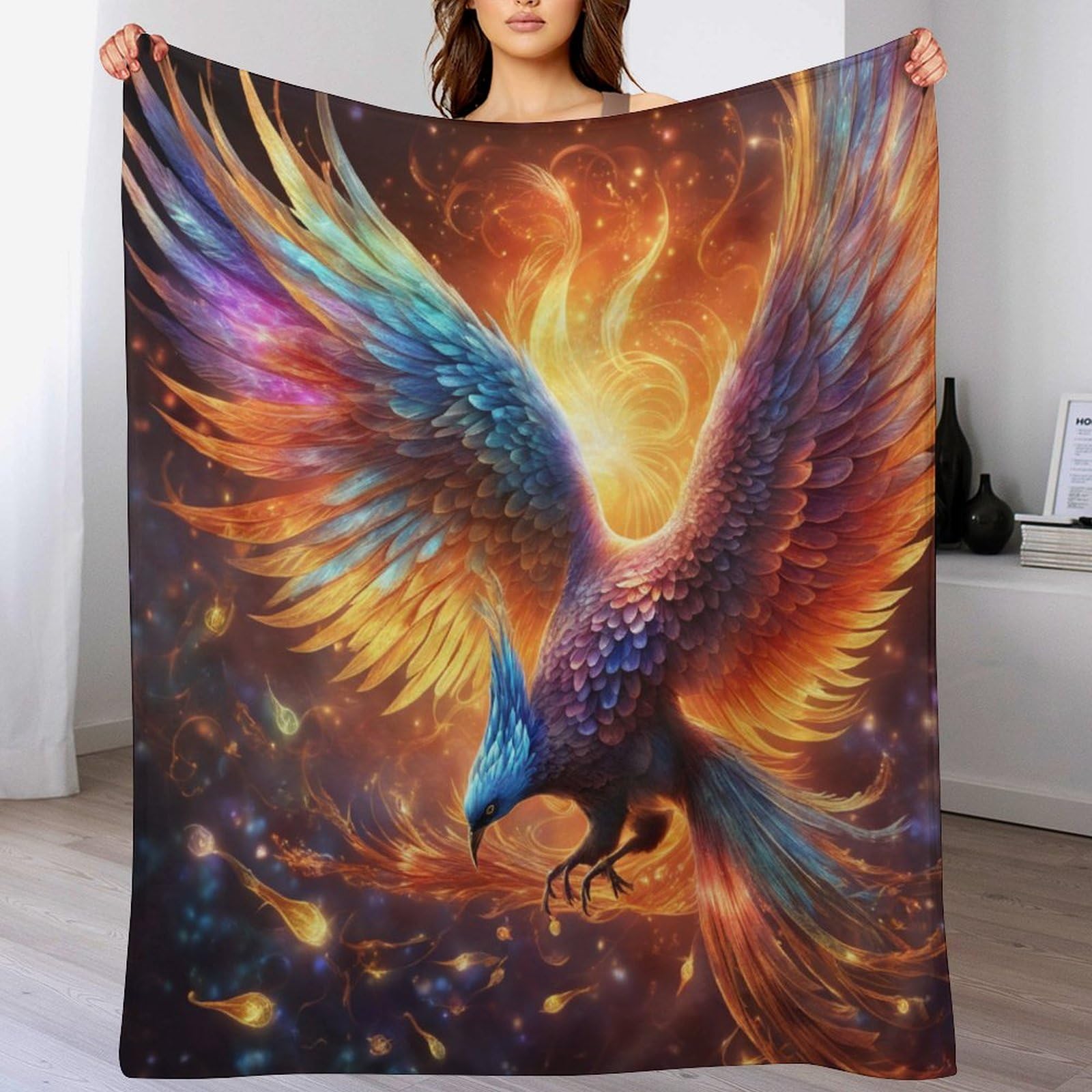Couverture phénix super confortable pour des moments de tendresse douce et chaude