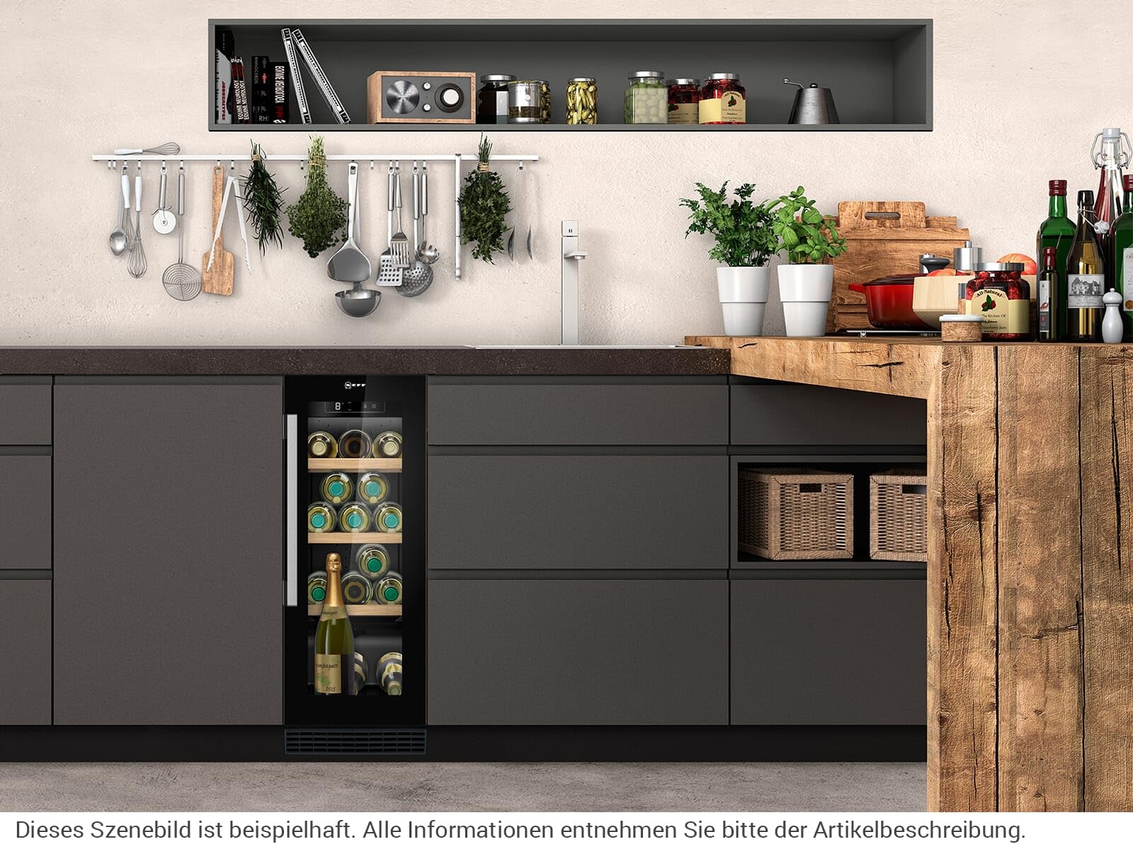 Neff KU9202HF0 Unterbau-Weinlagerschrank N70 82x30 cm 58l