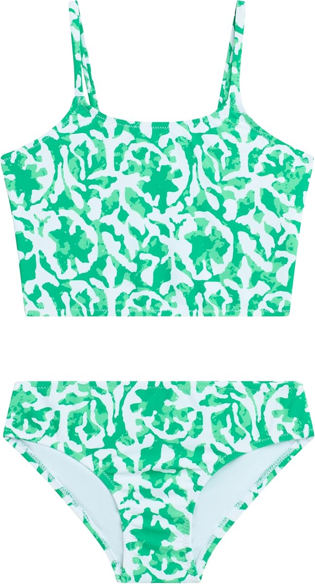 Kanu Surf Girls' Elisa Sun Girls Tankini Swimsuit UPF 50+ Two Piece Bathing Suit Swimwear