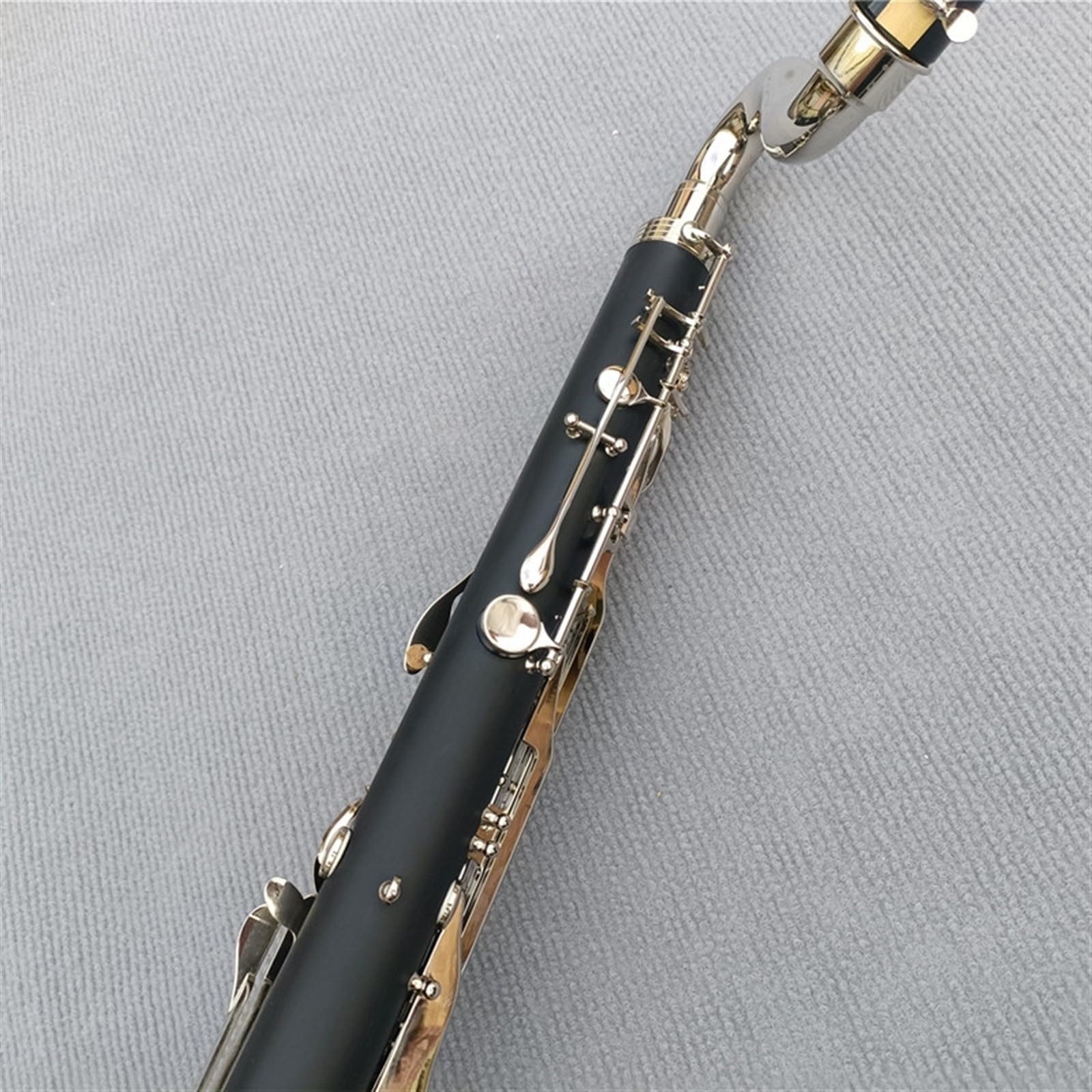 Llaves Plateadas Clarinete Bajo Bb Tune Clarinete Instrumento De Baquelita Con Estuche Instrumento Musical Clarinete Principiantes