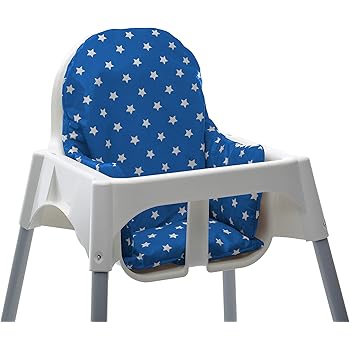 ikea high chair blue