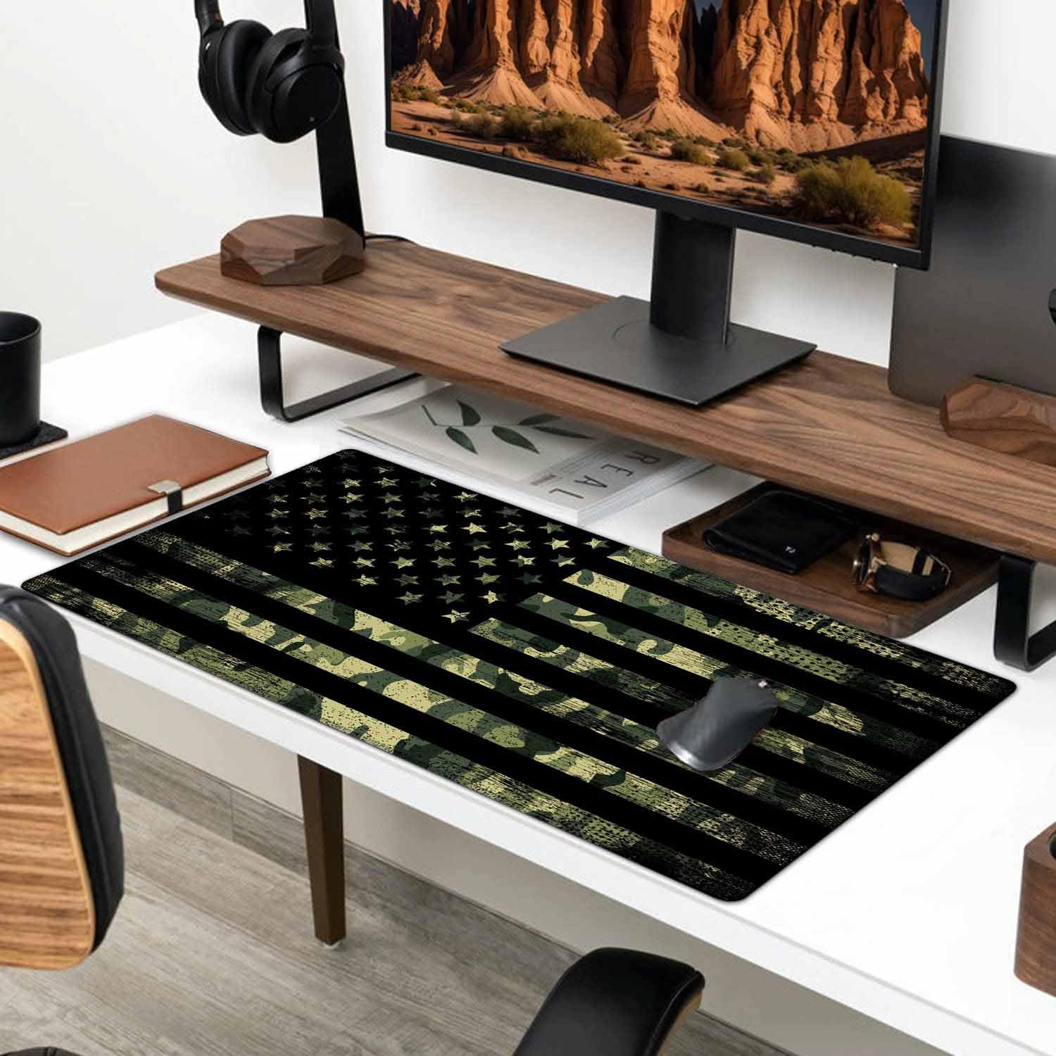 Samgula Gaming Mouse Pad Pink Keyboard Mat, Large Mouse Pads Desk Mat For Women