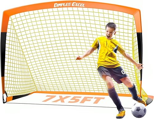 Miniatura 9 de Dimples Excel Red infantil para porterías de fútbol para patio trasero 7x5, 5x3.6, 4x3, 3x2.2 pies