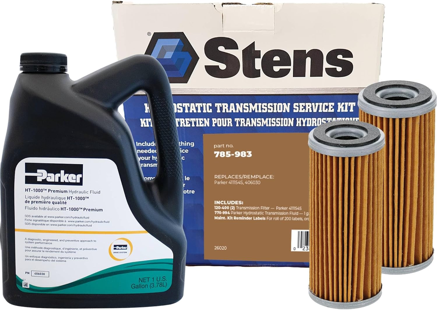 Stens 785-983 Hydrostatic Transmission Kit, Spartan 493-0144-00 Mowers | Compatible With: Spartan RZ Pro, RZ HD, RT Pro, RT HD, SRT Pro and SRT HD zero-turn mowers, Parker 406030 and 411154S
