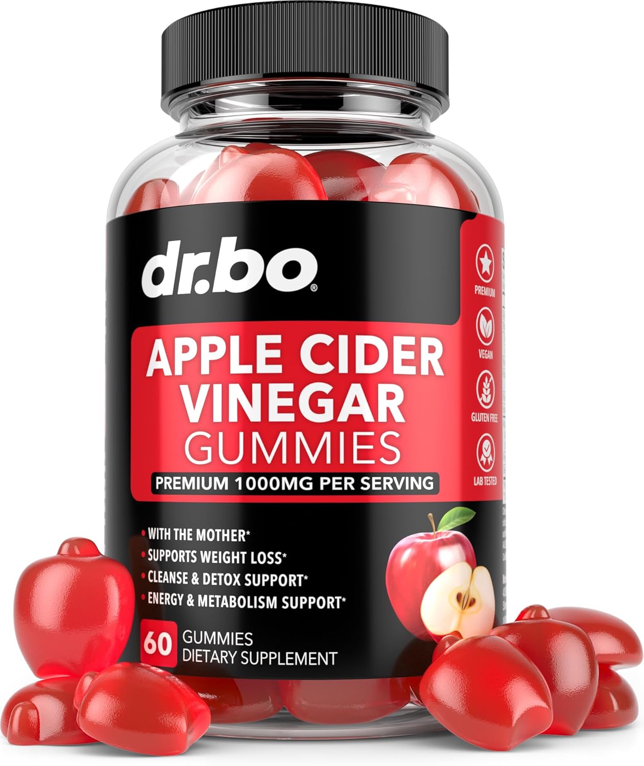 ACV Apple Cider Vinegar Gummies - Natural Support for Advanced Weight Loss