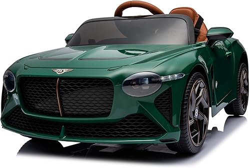 Miniatura 8 de Auto eléctrico Bentley Bacalar de 12 V, con licencia y control remoto para padres, puerta de tijera, suspensión, 3 velocidades, luces LED, bocina,